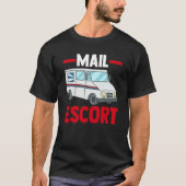 Mail Carrier Postman Mailman Postal Worker Mail Es Tシャツ (正面)