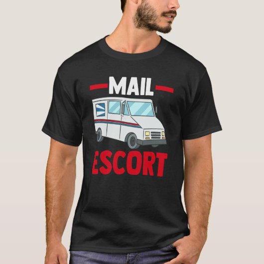 Mail Carrier Postman Mailman Postal Worker Mail Es Tシャツ (正面)