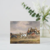 Mail Coaches on the Road: The Louth-London 王室の M ポストカード (スタンド正面)