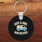 Mail Lady Design For Women Girls Stal Worker Mail  キーホルダー (正面)