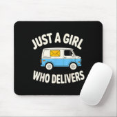 Mail Lady Design For Women Girls Stal Worker Mail  マウスパッド (マウス)