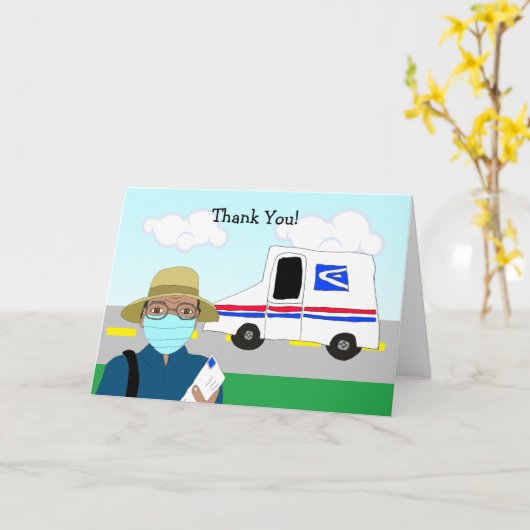 Mail MenまたはMail Ladeysに感謝 カード (黄色い花)