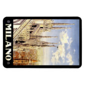 Mailand Vintage Reise マグネット (横)