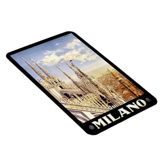 Mailand Vintage Reise マグネット (右側)