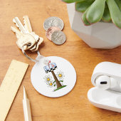 Mailbox And Daisies キーホルダー