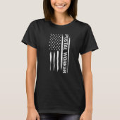 Mailbox Postal Worker - American Flag Sayings Prem Tシャツ (正面)