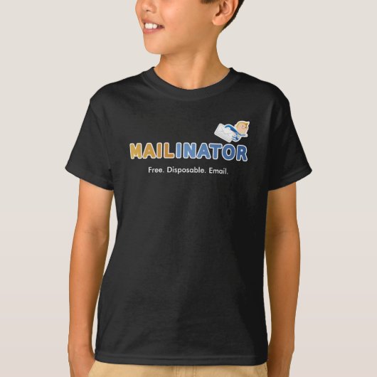 Mailinator Tシャツ (正面)