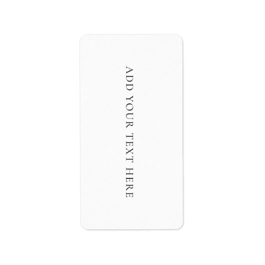 Mailing Label ラベル (正面)