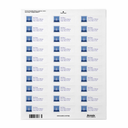 MailingLabel-3 カスタマイズ -  ラベル (フルシート)