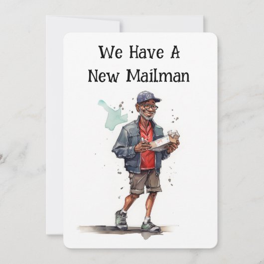 Mailmanおもしろいがアナウンスメントカードを移動 (正面)