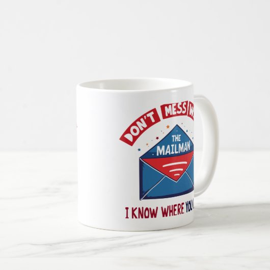Mailmanユーモアを台無しにしない コーヒーマグカップ (正面右)