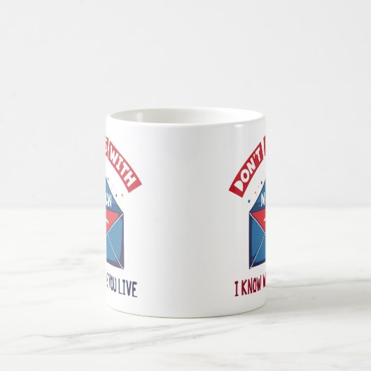 Mailmanユーモアを台無しにしない コーヒーマグカップ (中央)