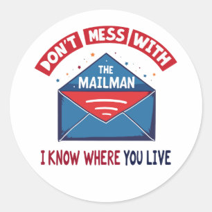 Mailmanユーモアを台無しにしない ラウンドシール