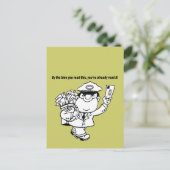 Mailmanユーモア – こ読の時までに… ポストカード (スタンド正面)