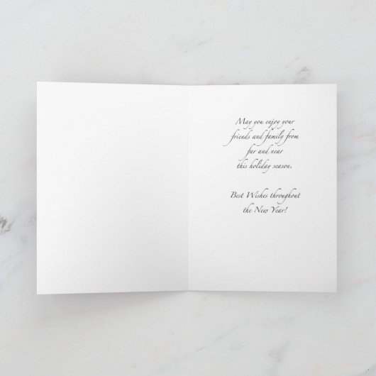 Mailman Holiday Greetings, Green Mailboxから カード (内部)