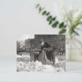 Mailman in the Snow, 1922 ポストカード (スタンド正面)