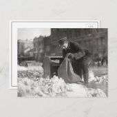 Mailman in the Snow, 1922 ポストカード (正面/裏面)