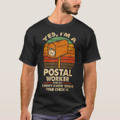Mailman Postman Postal Worker Tシャツ (正面)