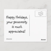 MAILMAN THANK YOU POSTCARDS IV ポストカード (裏面)