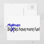 Mailmenのおもしろい ポストカード (正面/裏面)