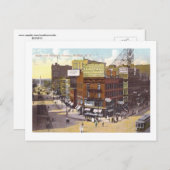 Main and Niagara Sts., Buffalo, New Yorkヴィンテージ ポストカード (正面/裏面)