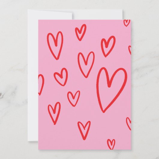 Main Catch Lobster Doodles Bridal Shower 招待状 (裏面)