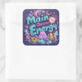 Main character energy  | ExDesigner | ハロウィン スクエアシール (バッグ)