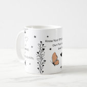 Main Character Energy Motivational  Coffee Mug コーヒーマグカップ (正面左)
