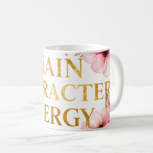 Main Character Energy Mug  コーヒーマグカップ (正面右)