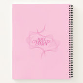 Main Character Energy Pink Quote ノートブック (裏面)