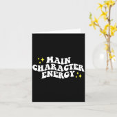 Main-character Energy Quote  カード (黄色い花)