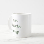 Main Character Energy Trendy Inspirational Gift コーヒーマグカップ (正面左)