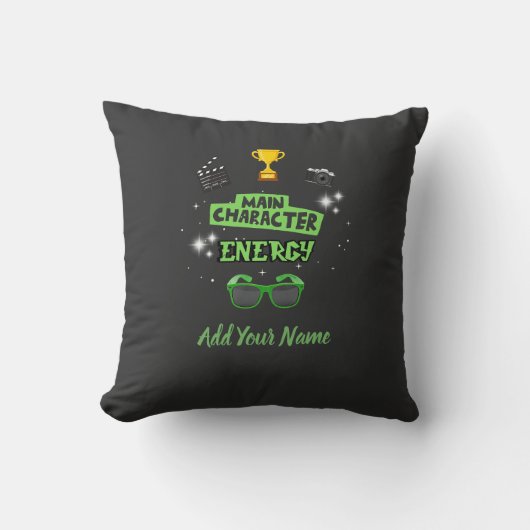 Main Character Throw Pillow クッション (正面)