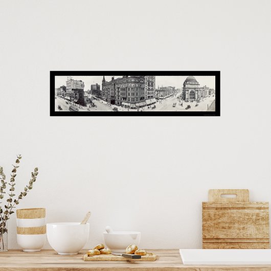 Main & Genesse Buffalo NY写真1911 ポスター (キッチン)