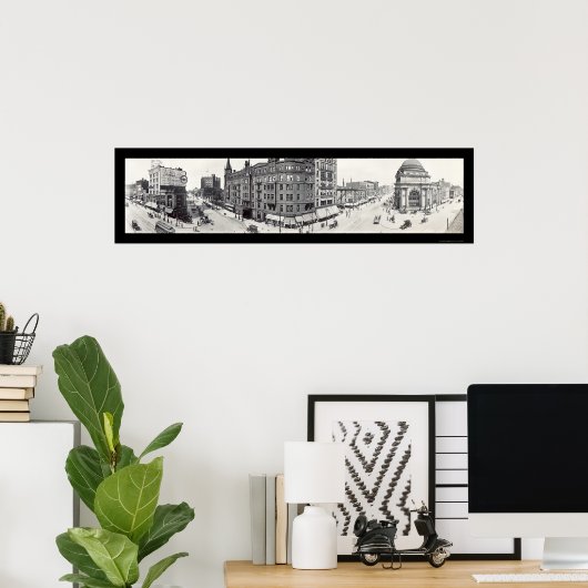 Main & Genesse Buffalo NY写真1911 ポスター (ホームオフィス)