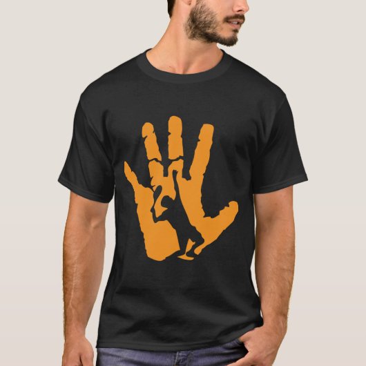 main hand mano tennis tシャツ (正面)