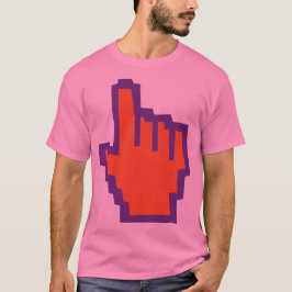 main hand pointeur pointer mano inform geek tシャツ