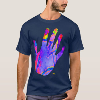 Main néon - Neon hand Tシャツ