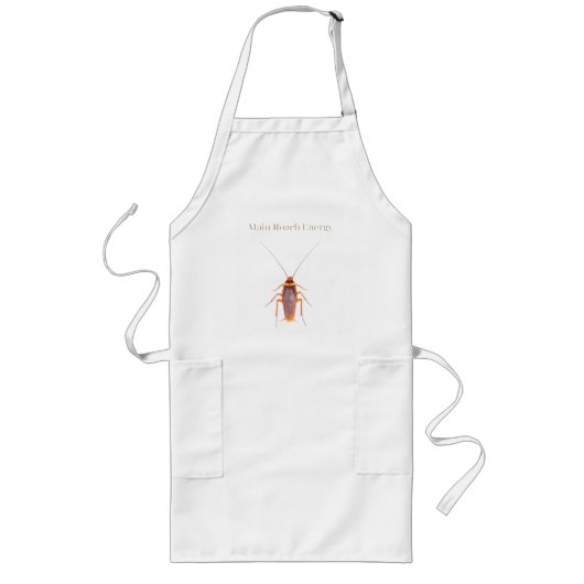 Main Roach Energy Apron| The Unhinged Closet ロングエプロン (正面)
