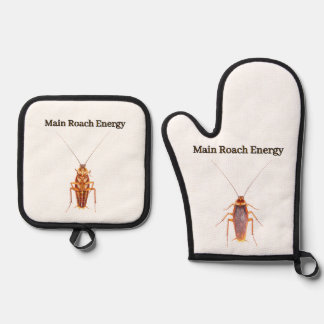 Main Roach Energy Oven Mitt & Pot Holder Set | The 鍋つかみ&鍋敷きセット