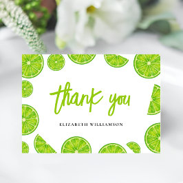 Main Squeeze Bridal Shower Thank you Card サンキューカード