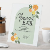 Main Squeeze Citrus Bridal Shower Mimosa Bar 台座サイン (インサイチュ)
