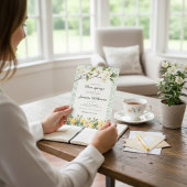 Main Squeeze Citrus Floral Bridal Shower 招待状