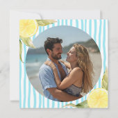 Main Squeeze Lemon Bridal Shower Invitation (裏面)