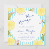 Main Squeeze Lemon Bridal Shower Invitation (正面)