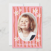 Main Squeeze Lemon First Birthday 招待状 (裏面)