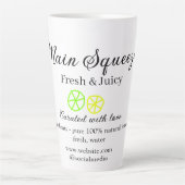 Main squeeze lemon juice homemade business name  カフェラテマグ (正面)