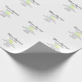 Main squeeze lemon juice homemade business name  ラッピングペーパー (角)