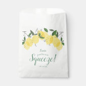 Main Squeeze Lemons ブライダルシャワー フェイバーバッグ (正面)