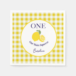 Main Squeeze Paper Napkin Kids Birthday スタンダードカクテルナプキン